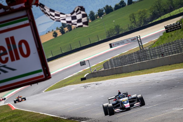 Tuukka Taponen clinches third consecutive win at Mugello in Formula Regional European Championship by Alpine