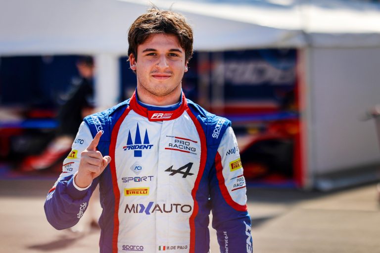 Matteo De Palo secures his maiden pole position in the Formula Regional European Championship by Alpine at the Hungaroring