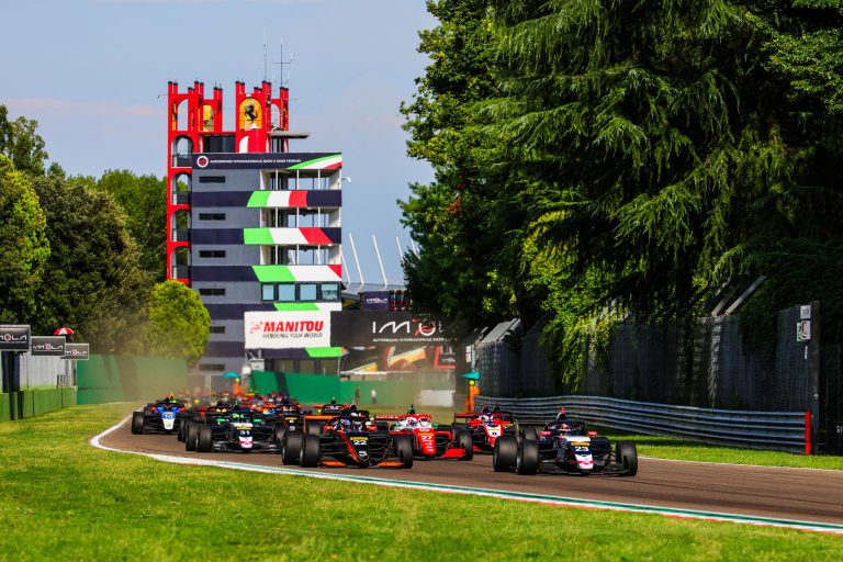 Enzo Deligny wins Race 1 at Imola in the Formula Regional European Championship by Alpine