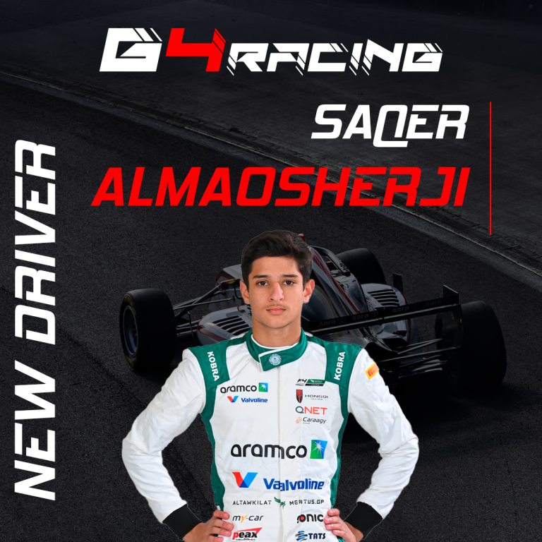 G4 Racing welcomes Saqer Almaosherji for the remainder of the 2025 FRECA season