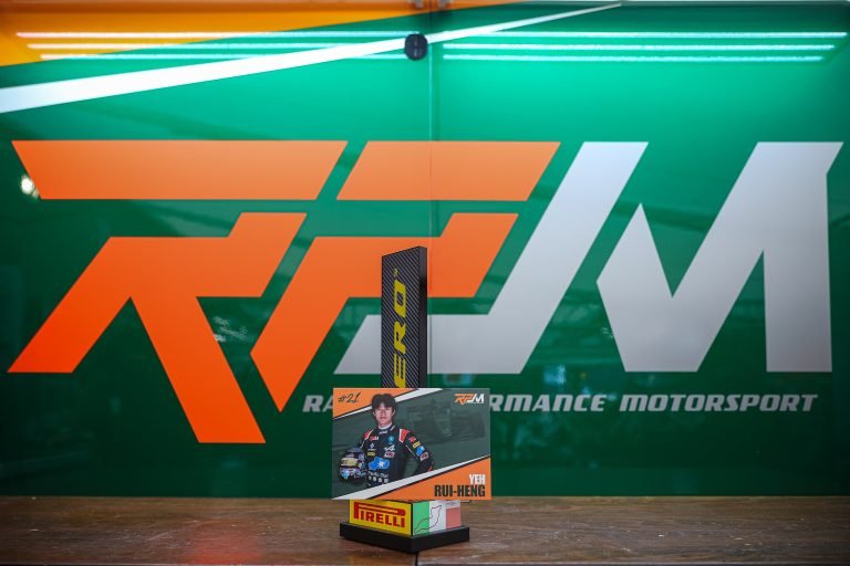 Rui Heng Yeh won the Pirelli Trophy for his performance at Imola